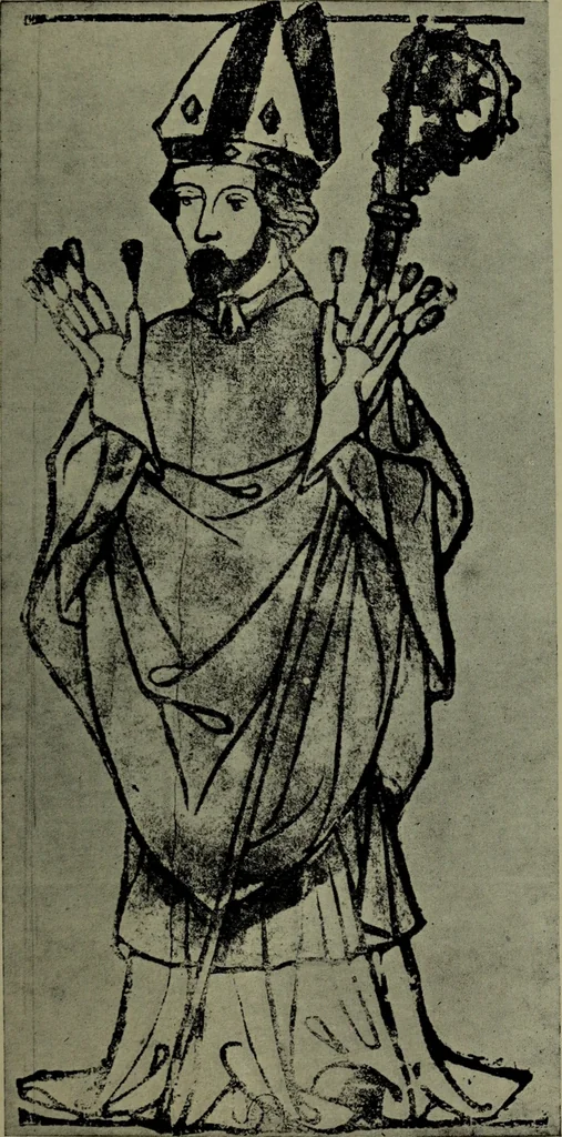 An illustration from Gruppierungsversuche im Bereiche des ältesten Holzschnittes, 1911, leaf 82
