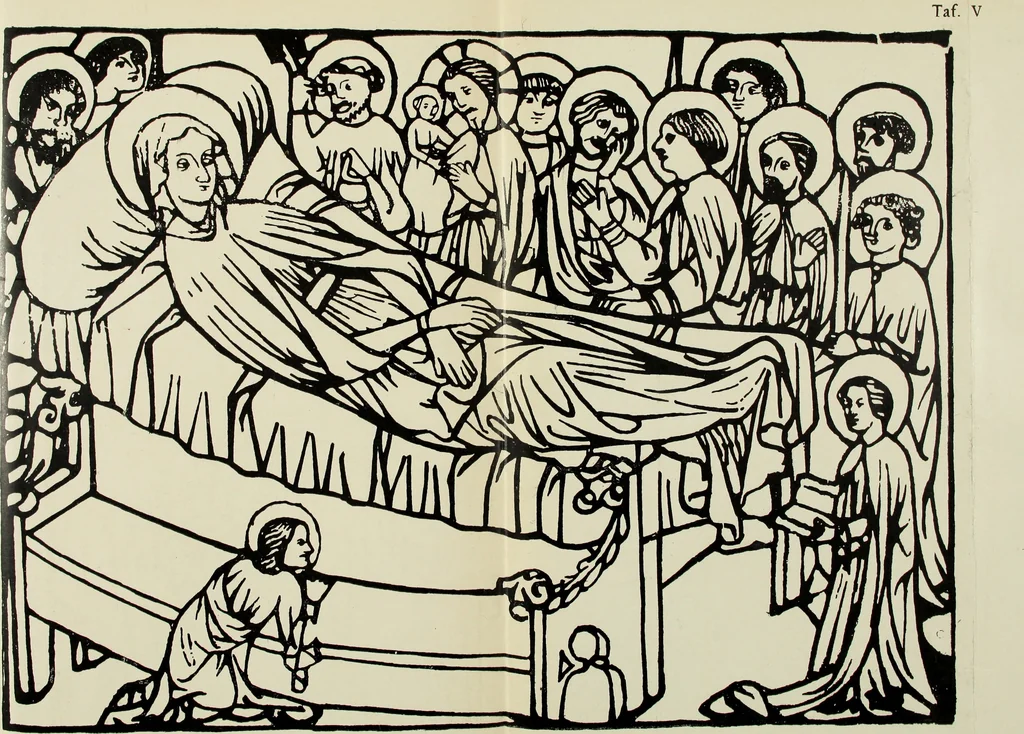 An illustration from Gruppierungsversuche im Bereiche des ältesten Holzschnittes, 1911, leaf 84