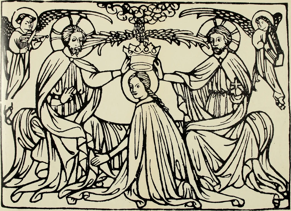 An illustration from Gruppierungsversuche im Bereiche des ältesten Holzschnittes, 1911, leaf 86