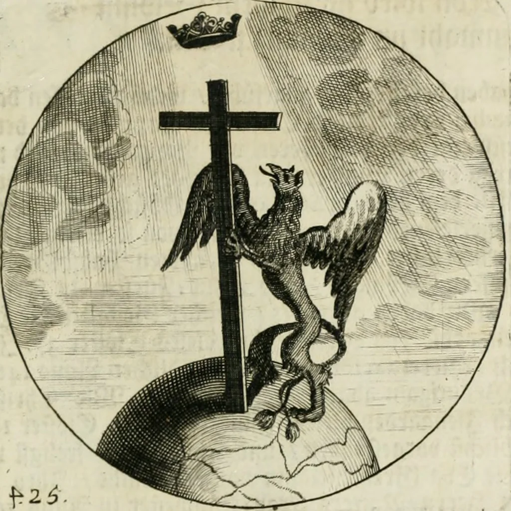 An illustration from Gryphus principalis, sive, Typus boni principis : XII titulis repræsentatus et reverendissimo ... Ioanni Philippo, S.R.I. principi, episcopo Herbipolensi ... oblatus humillime, 1712, leaf 434
