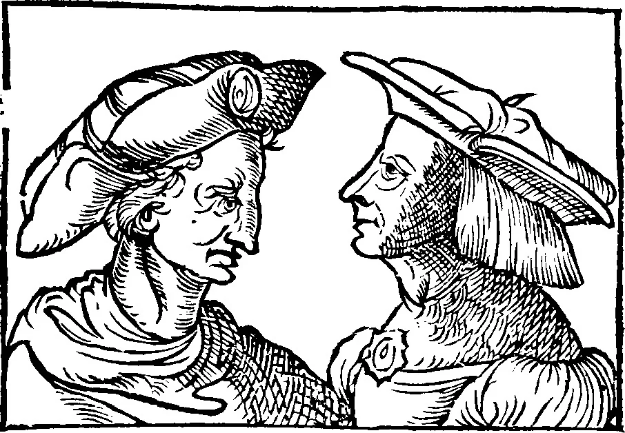 An illustration from Chiromantia., 1546, leaf 102