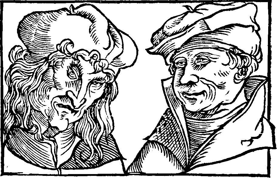 An illustration from Chiromantia., 1546, leaf 110