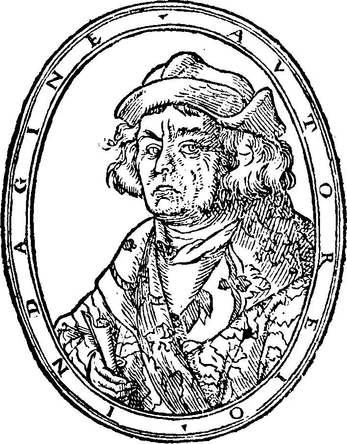 An illustration from Chiromantia., 1546, leaf 6