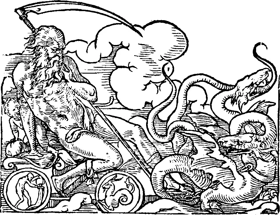 An illustration from Chiromantia., 1546, leaf 70