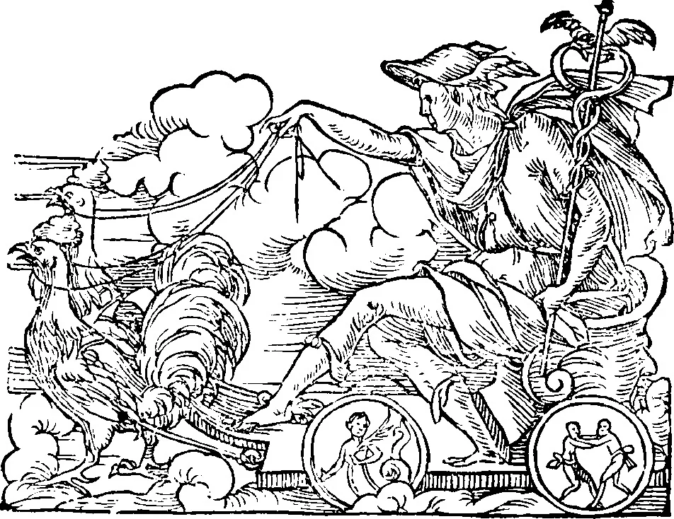 An illustration from Chiromantia., 1546, leaf 78