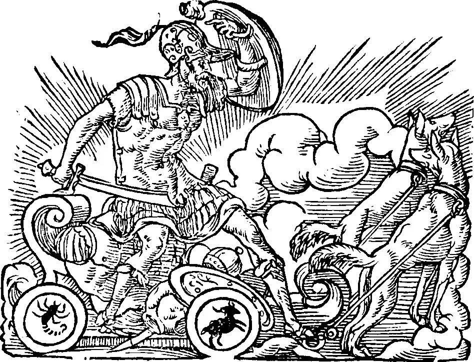 An illustration from Chiromantia., 1546, leaf 85