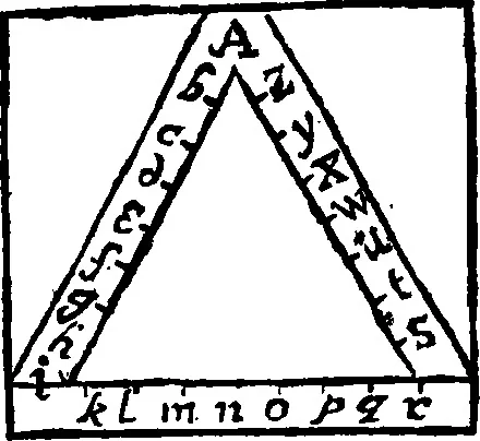 An illustration from Mercury, or, The secret and swift messenger : Shewing, how a man may with privacy and speed communicate his thoughts to a friend at any distance, 1694, leaf 119