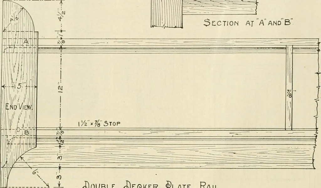 An illustration from Guaranteed building plans with interior views and details : a standard collection of new, original and artistic designs of cottages, bungalows, residences and flats of frame, brick, cement, plaster, concrete blocks, hollow tile, stucco, etc. and farm buildings of all descriptions together with interior and exterior details and interior views arranged and described by William A. Radford., 1915, leaf 179