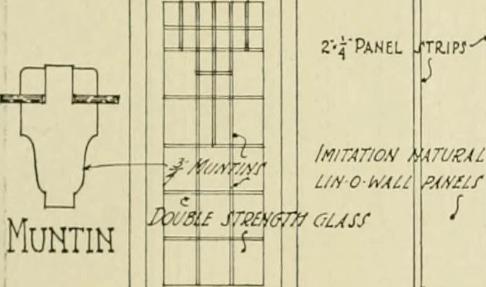 An illustration from Guaranteed building plans with interior views and details : a standard collection of new, original and artistic designs of cottages, bungalows, residences and flats of frame, brick, cement, plaster, concrete blocks, hollow tile, stucco, etc. and farm buildings of all descriptions together with interior and exterior details and interior views arranged and described by William A. Radford., 1915, leaf 18