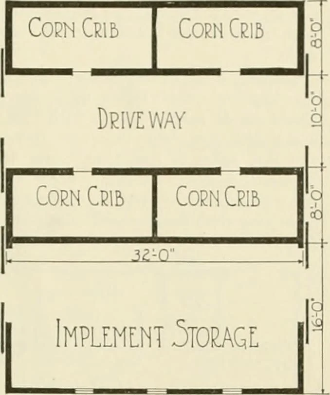 An illustration from Guaranteed building plans with interior views and details : a standard collection of new, original and artistic designs of cottages, bungalows, residences and flats of frame, brick, cement, plaster, concrete blocks, hollow tile, stucco, etc. and farm buildings of all descriptions together with interior and exterior details and interior views arranged and described by William A. Radford., 1915, leaf 202