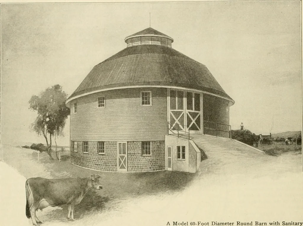 An illustration from Guaranteed building plans with interior views and details : a standard collection of new, original and artistic designs of cottages, bungalows, residences and flats of frame, brick, cement, plaster, concrete blocks, hollow tile, stucco, etc. and farm buildings of all descriptions together with interior and exterior details and interior views arranged and described by William A. Radford., 1915, leaf 233