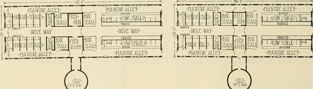 An illustration from Guaranteed building plans with interior views and details : a standard collection of new, original and artistic designs of cottages, bungalows, residences and flats of frame, brick, cement, plaster, concrete blocks, hollow tile, stucco, etc. and farm buildings of all descriptions together with interior and exterior details and interior views arranged and described by William A. Radford., 1915, leaf 243