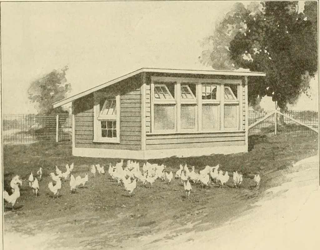 An illustration from Guaranteed building plans with interior views and details : a standard collection of new, original and artistic designs of cottages, bungalows, residences and flats of frame, brick, cement, plaster, concrete blocks, hollow tile, stucco, etc. and farm buildings of all descriptions together with interior and exterior details and interior views arranged and described by William A. Radford., 1915, leaf 245
