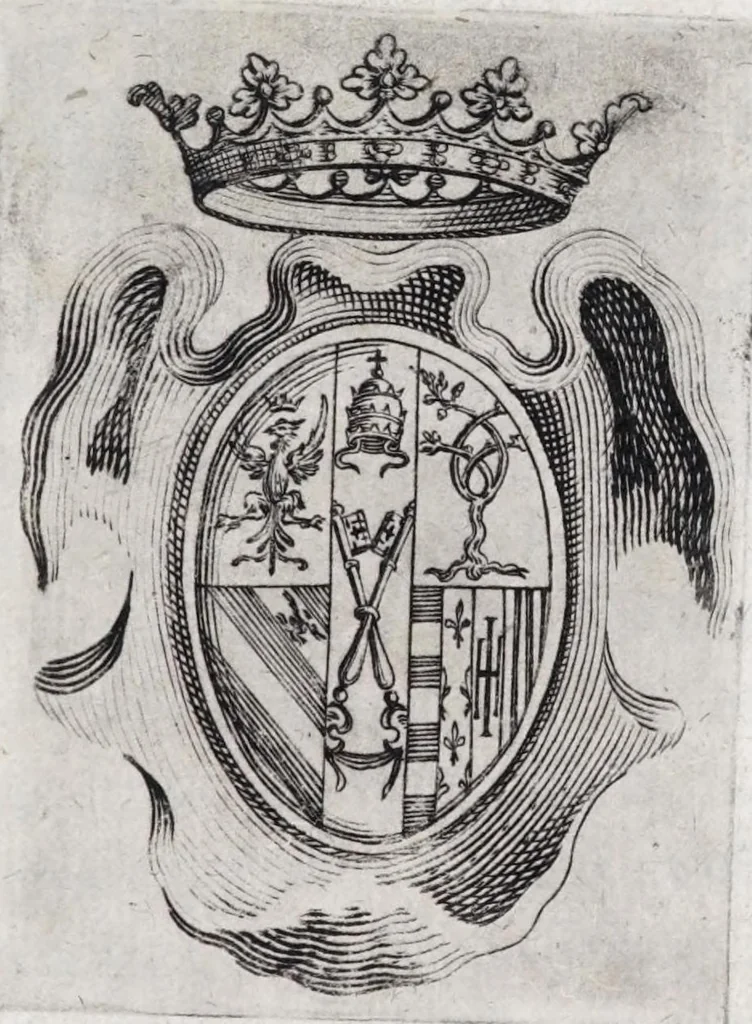 An illustration from Guerra di bellezza : festa a cavallo fatta in Firenze, per la venuta del serenissimo principe d'Vrbino, l'ottobre del 1616, 1616, leaf 5
