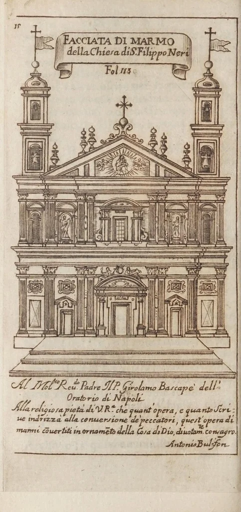 An illustration from Guida de' forestieri, curiosi di vedere e d'intendere le cose più notabili della regal città di Napoli,, 1697, leaf 178