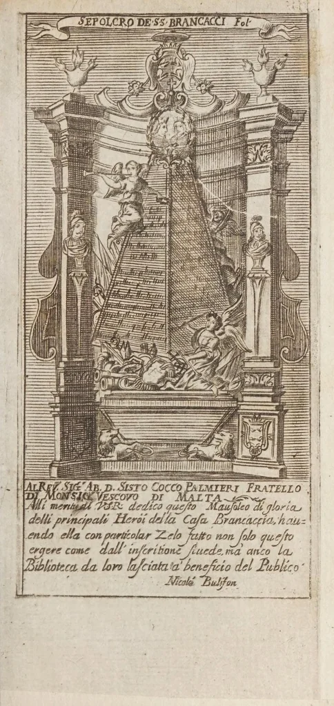 An illustration from Guida de' forestieri, curiosi di vedere e d'intendere le cose più notabili della regal città di Napoli,, 1697, leaf 277