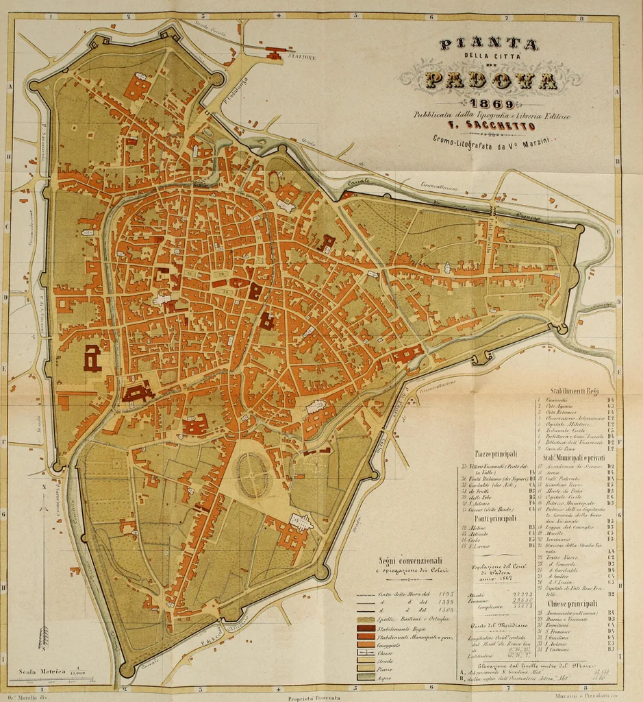 An illustration from Guida di Padova e dei principali suoi contorni, 1869, leaf 501
