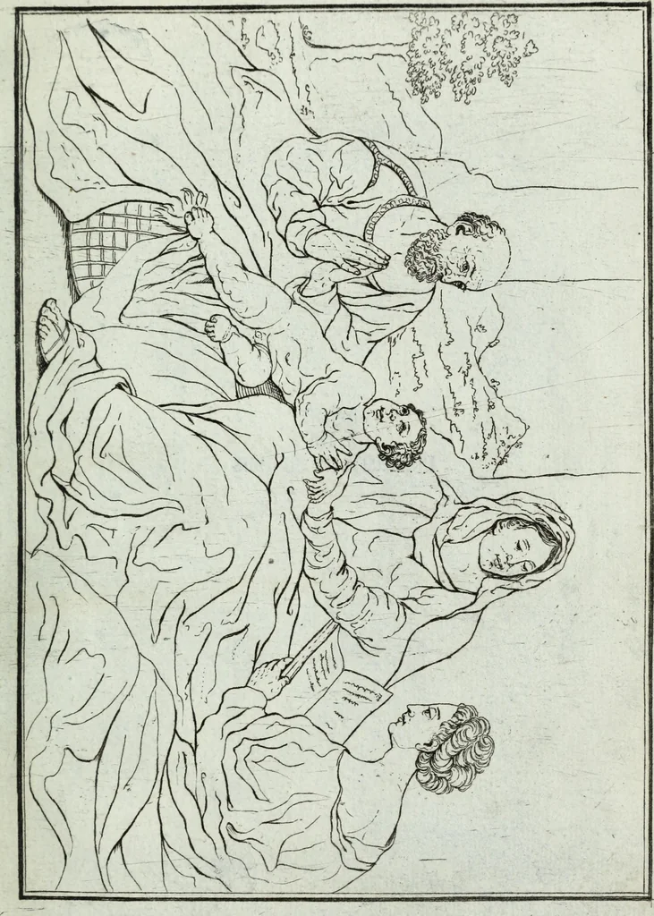 An illustration from Guida pittorica che contiene una raccolta de stampe delle più insicni pitture e dei sublimi disegni della città e ducato milanese, 1795, leaf 32
