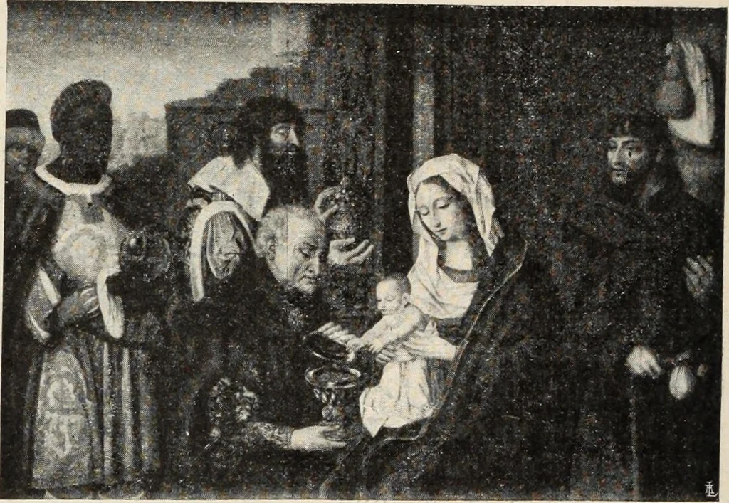An illustration from Guida sommaria per il visitatore della Biblioteca Ambrosiana e delle collezioni annesse, 1907, leaf 53