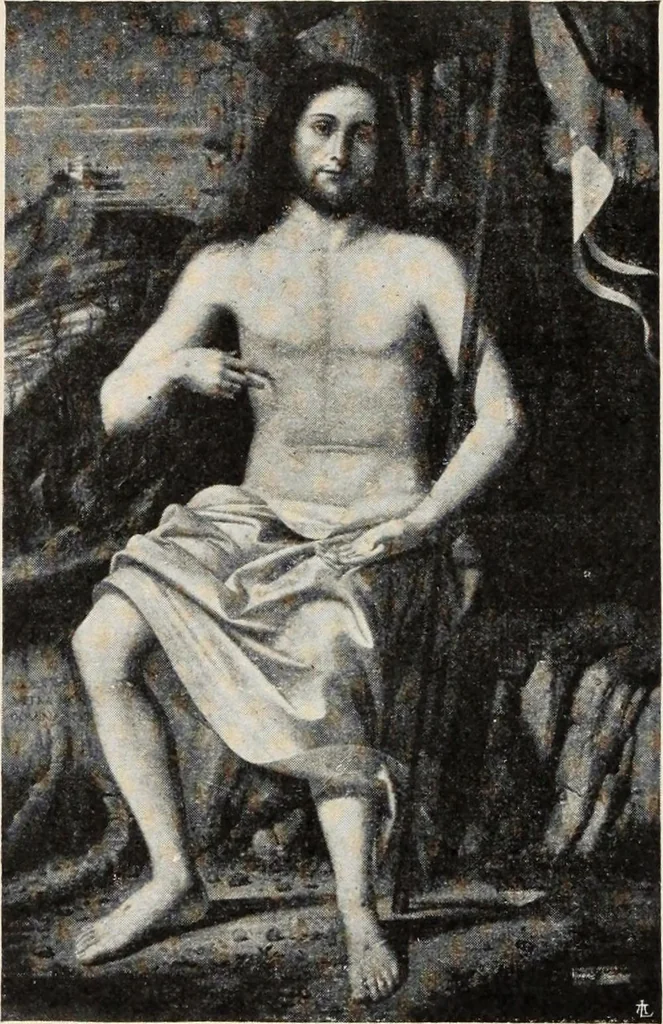 An illustration from Guida sommaria per il visitatore della Biblioteca Ambrosiana e delle collezioni annesse, 1907, leaf 57