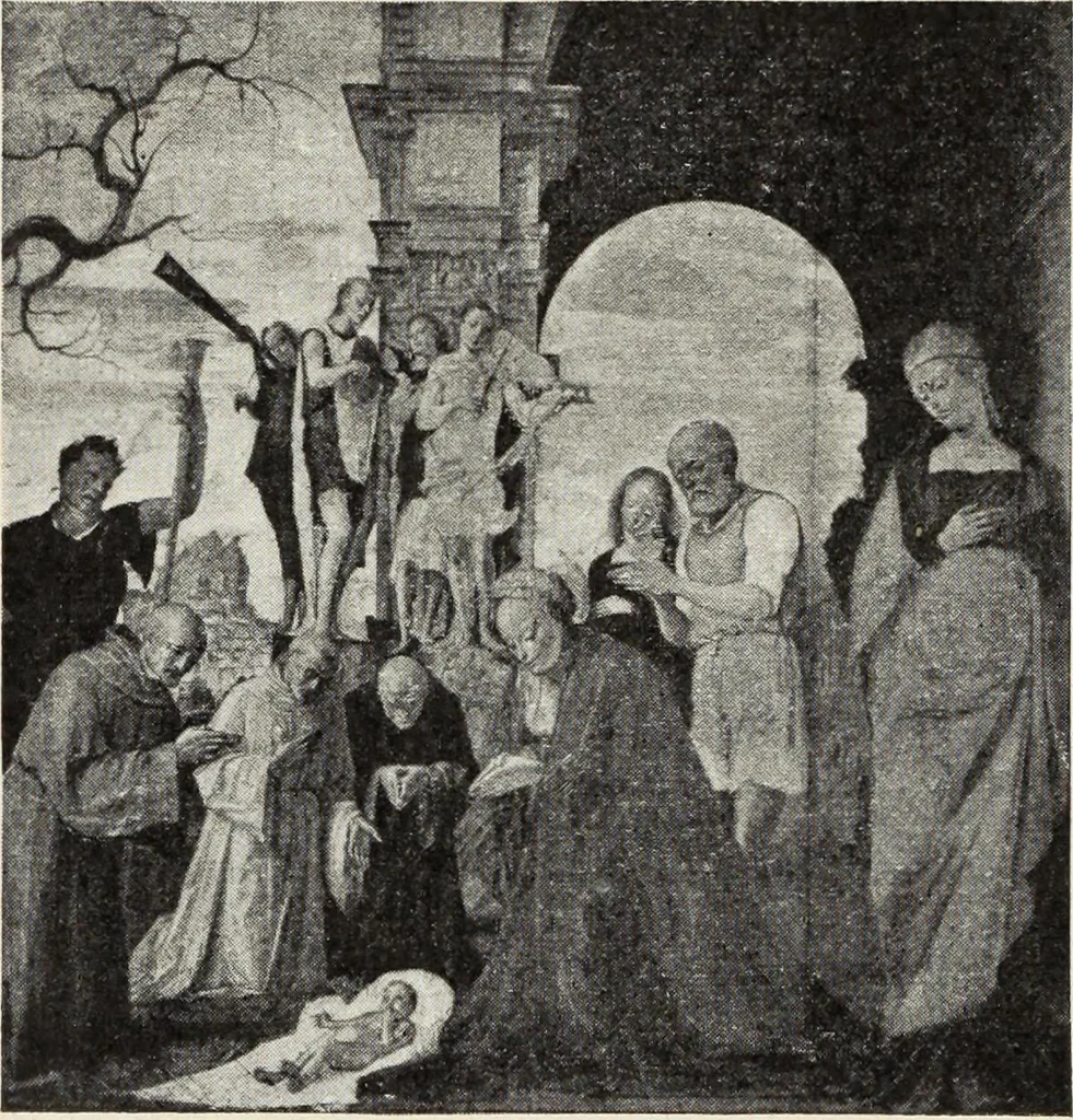 An illustration from Guida sommaria per il visitatore della Biblioteca Ambrosiana e delle collezioni annesse, 1907, leaf 63