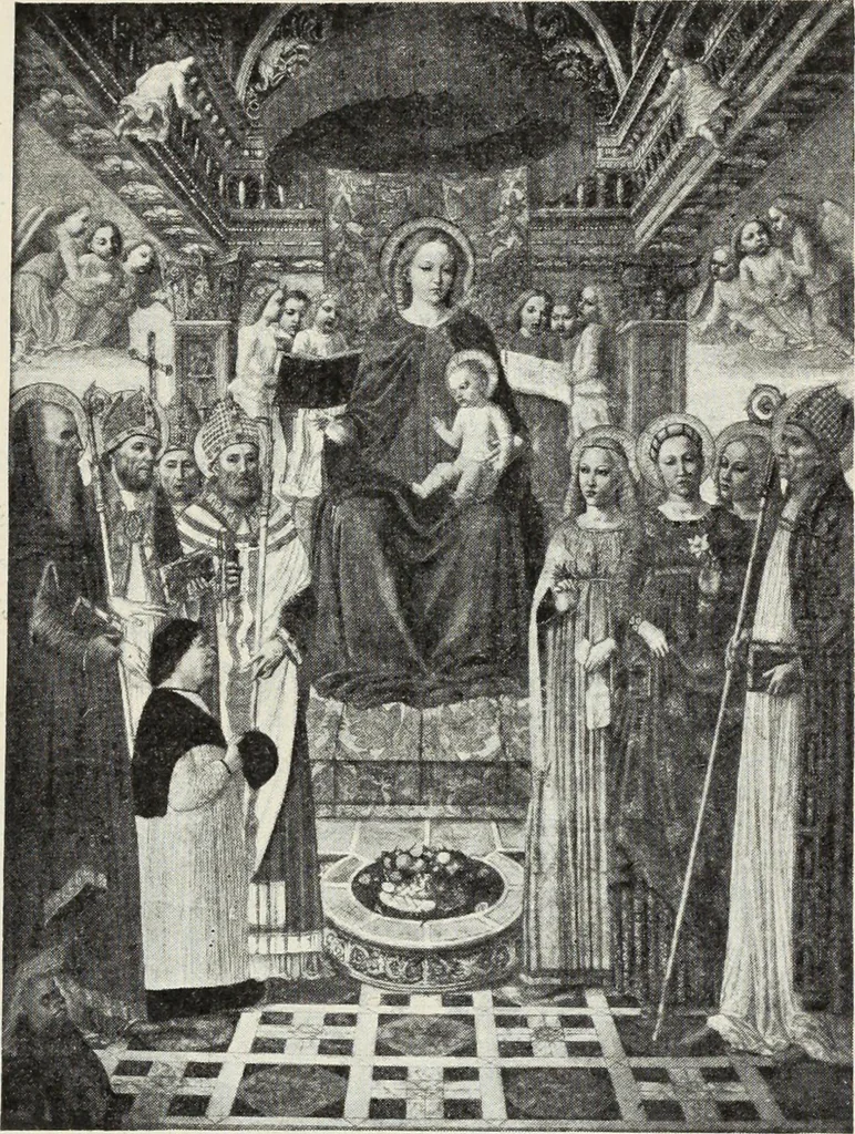 An illustration from Guida sommaria per il visitatore della Biblioteca Ambrosiana e delle collezioni annesse, 1907, leaf 66