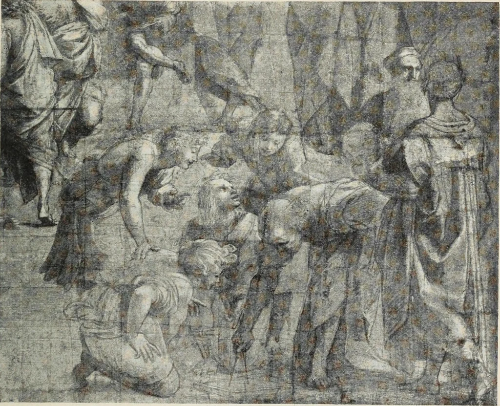 An illustration from Guida sommaria per il visitatore della Biblioteca Ambrosiana e delle collezioni annesse, 1907, leaf 68