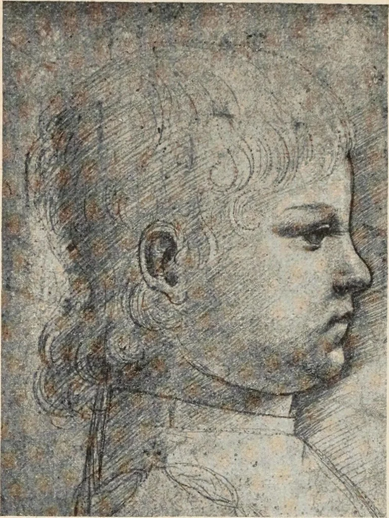 An illustration from Guida sommaria per il visitatore della Biblioteca Ambrosiana e delle collezioni annesse, 1907, leaf 93