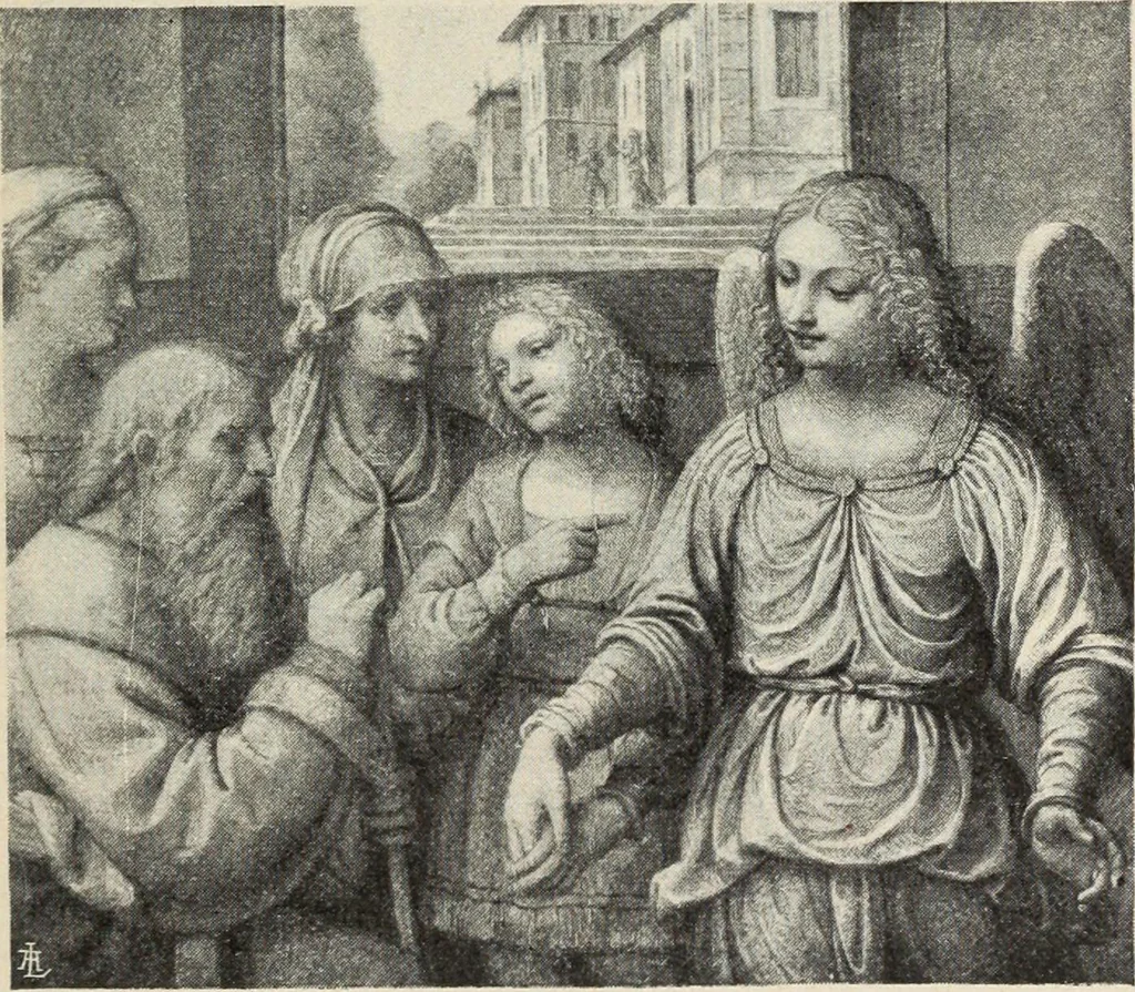 An illustration from Guida sommaria per il visitatore della Biblioteca Ambrosiana e delle collezioni annesse, 1907, leaf 94