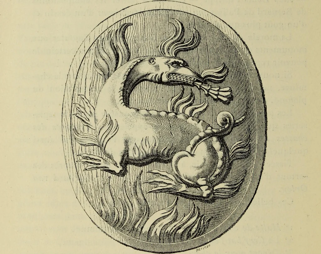 An illustration from Guide artistique & historique au Palais de Fontainebleau, 1889, leaf 104