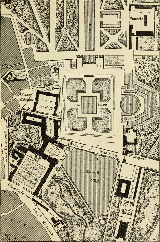 An illustration from Guide artistique & historique au Palais de Fontainebleau, 1889, leaf 11