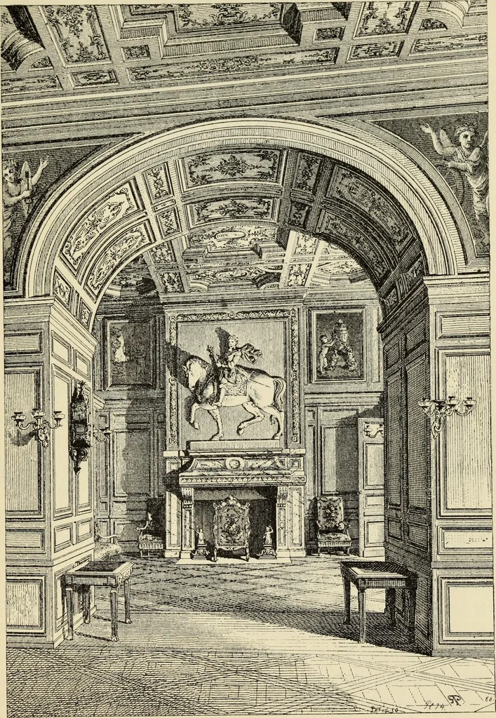 An illustration from Guide artistique & historique au Palais de Fontainebleau, 1889, leaf 113