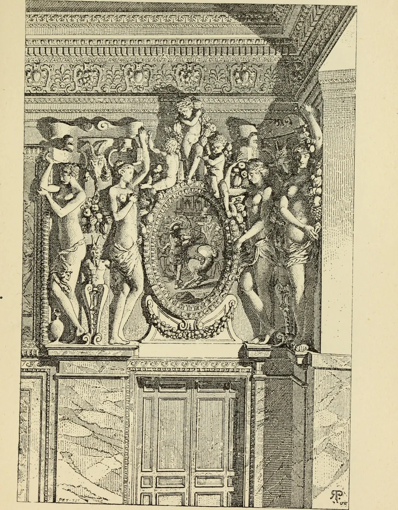 An illustration from Guide artistique & historique au Palais de Fontainebleau, 1889, leaf 127