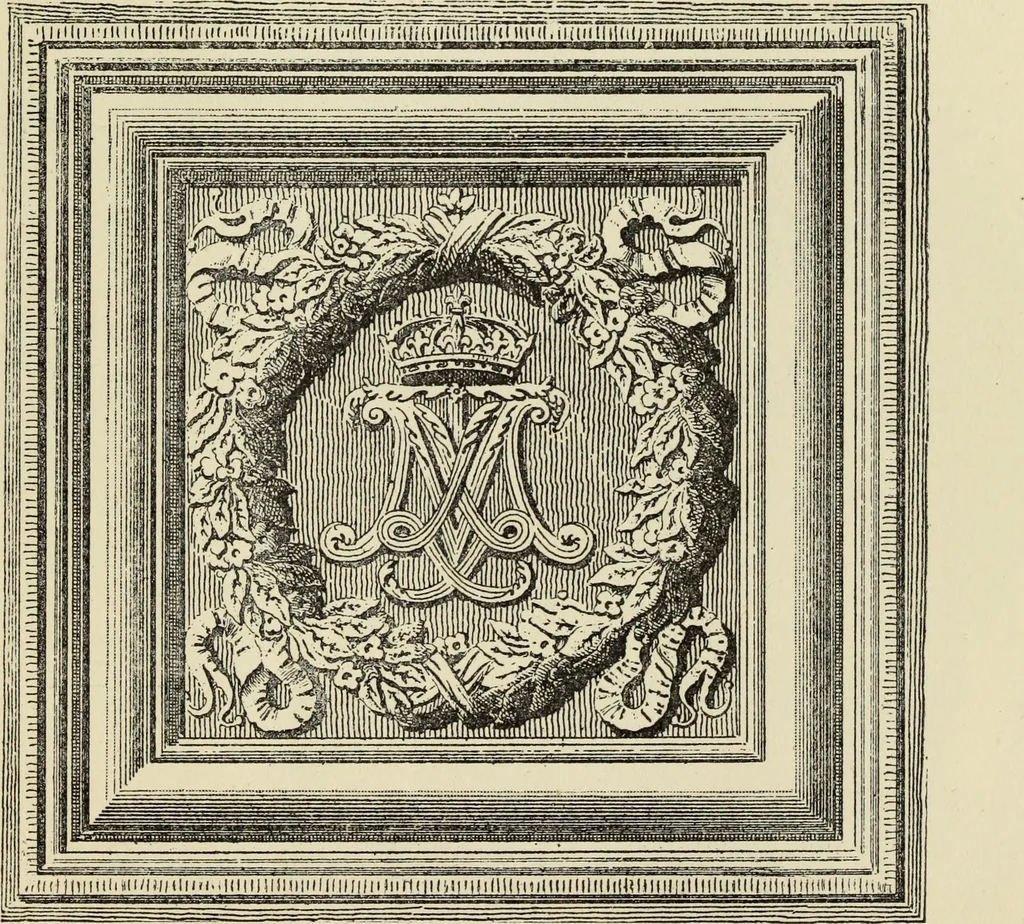 An illustration from Guide artistique & historique au Palais de Fontainebleau, 1889, leaf 137