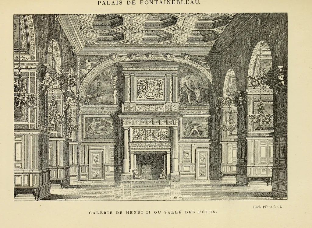 An illustration from Guide artistique & historique au Palais de Fontainebleau, 1889, leaf 139