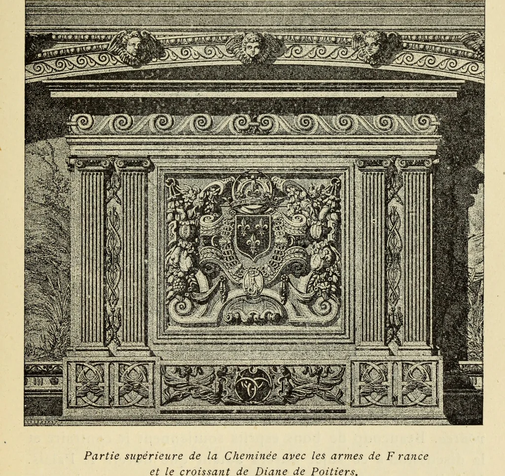 An illustration from Guide artistique & historique au Palais de Fontainebleau, 1889, leaf 143