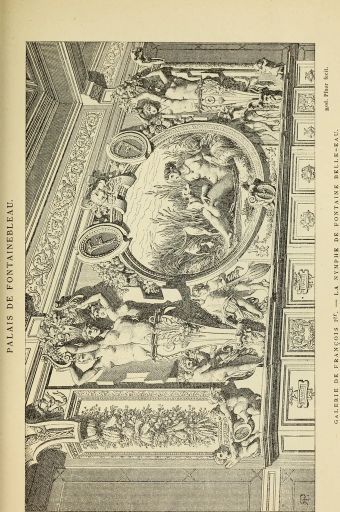 An illustration from Guide artistique & historique au Palais de Fontainebleau, 1889, leaf 167