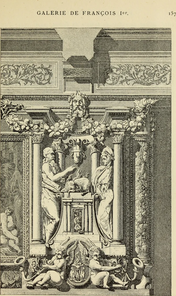 An illustration from Guide artistique & historique au Palais de Fontainebleau, 1889, leaf 169