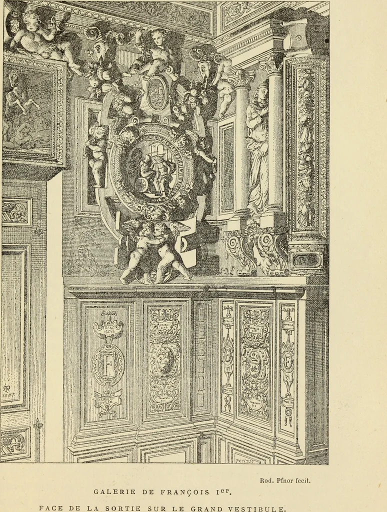 An illustration from Guide artistique & historique au Palais de Fontainebleau, 1889, leaf 171