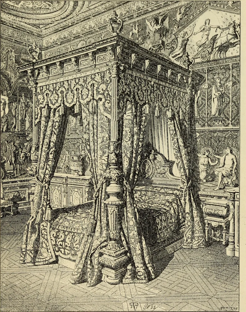 An illustration from Guide artistique & historique au Palais de Fontainebleau, 1889, leaf 175