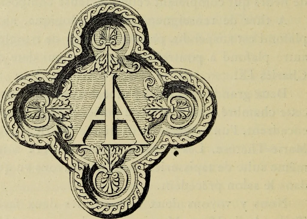 An illustration from Guide artistique & historique au Palais de Fontainebleau, 1889, leaf 184