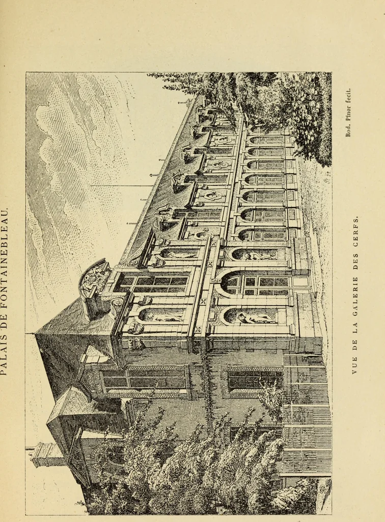 An illustration from Guide artistique & historique au Palais de Fontainebleau, 1889, leaf 193