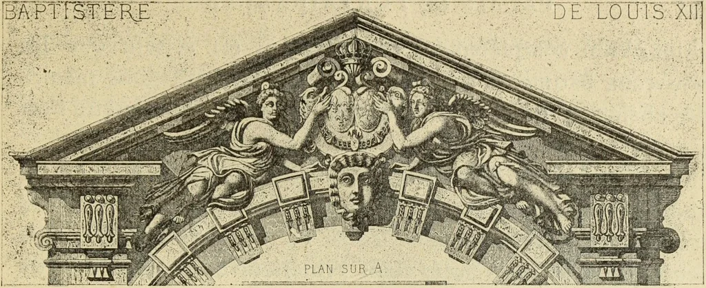 An illustration from Guide artistique & historique au Palais de Fontainebleau, 1889, leaf 209