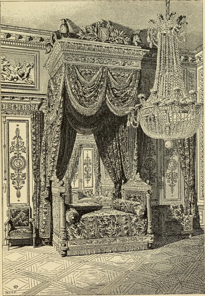 An illustration from Guide artistique & historique au Palais de Fontainebleau, 1889, leaf 37