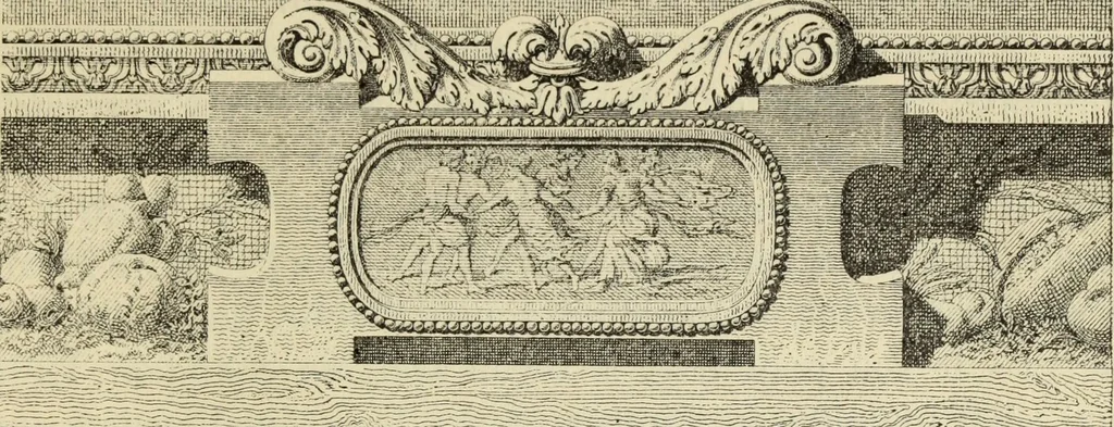 An illustration from Guide artistique & historique au Palais de Fontainebleau, 1889, leaf 47