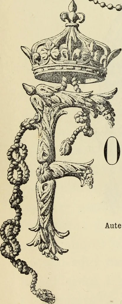 An illustration from Guide artistique & historique au Palais de Fontainebleau, 1889, leaf 5