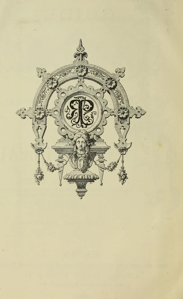 An illustration from Guide artistique & historique au Palais de Fontainebleau, 1889, leaf 6