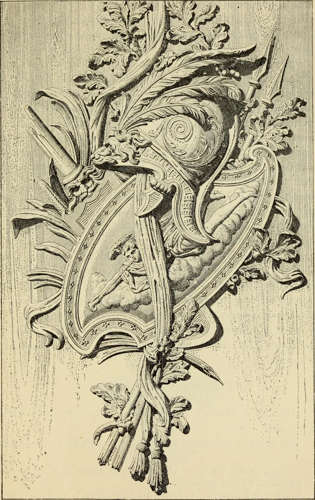 An illustration from Guide artistique & historique au Palais de Fontainebleau, 1889, leaf 63