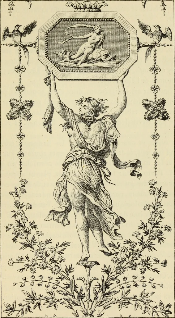 An illustration from Guide artistique & historique au Palais de Fontainebleau, 1889, leaf 71