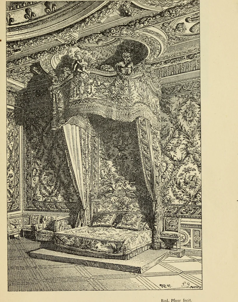 An illustration from Guide artistique & historique au Palais de Fontainebleau, 1889, leaf 75